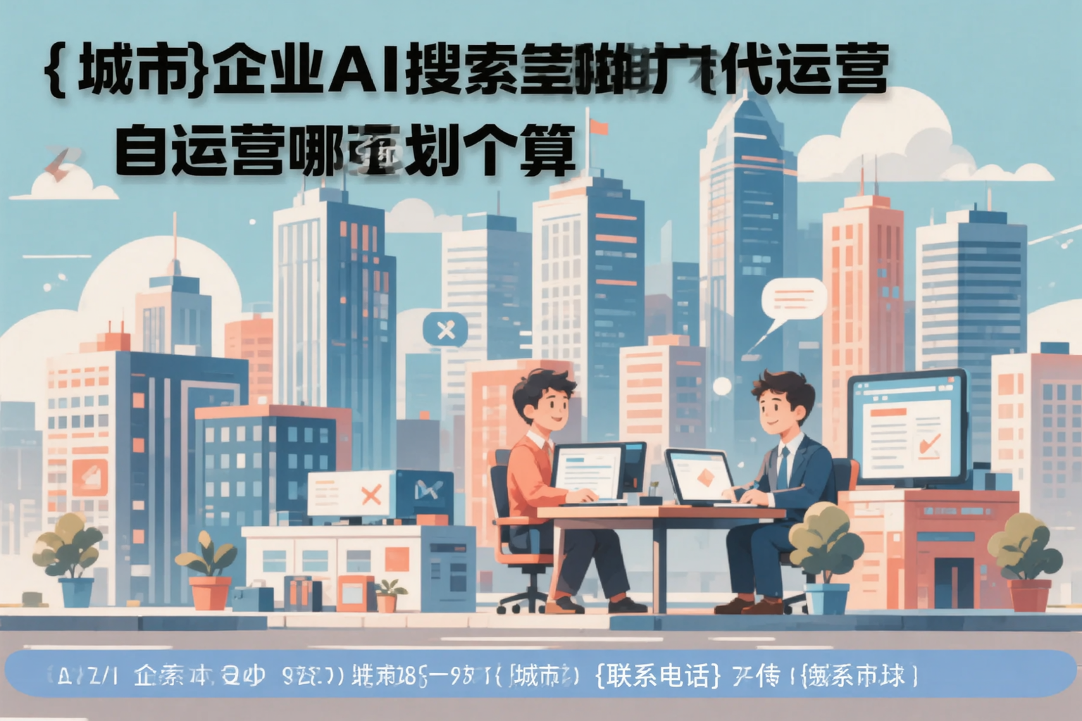 保定企业AI搜索推广代运营和自运营哪个更划算