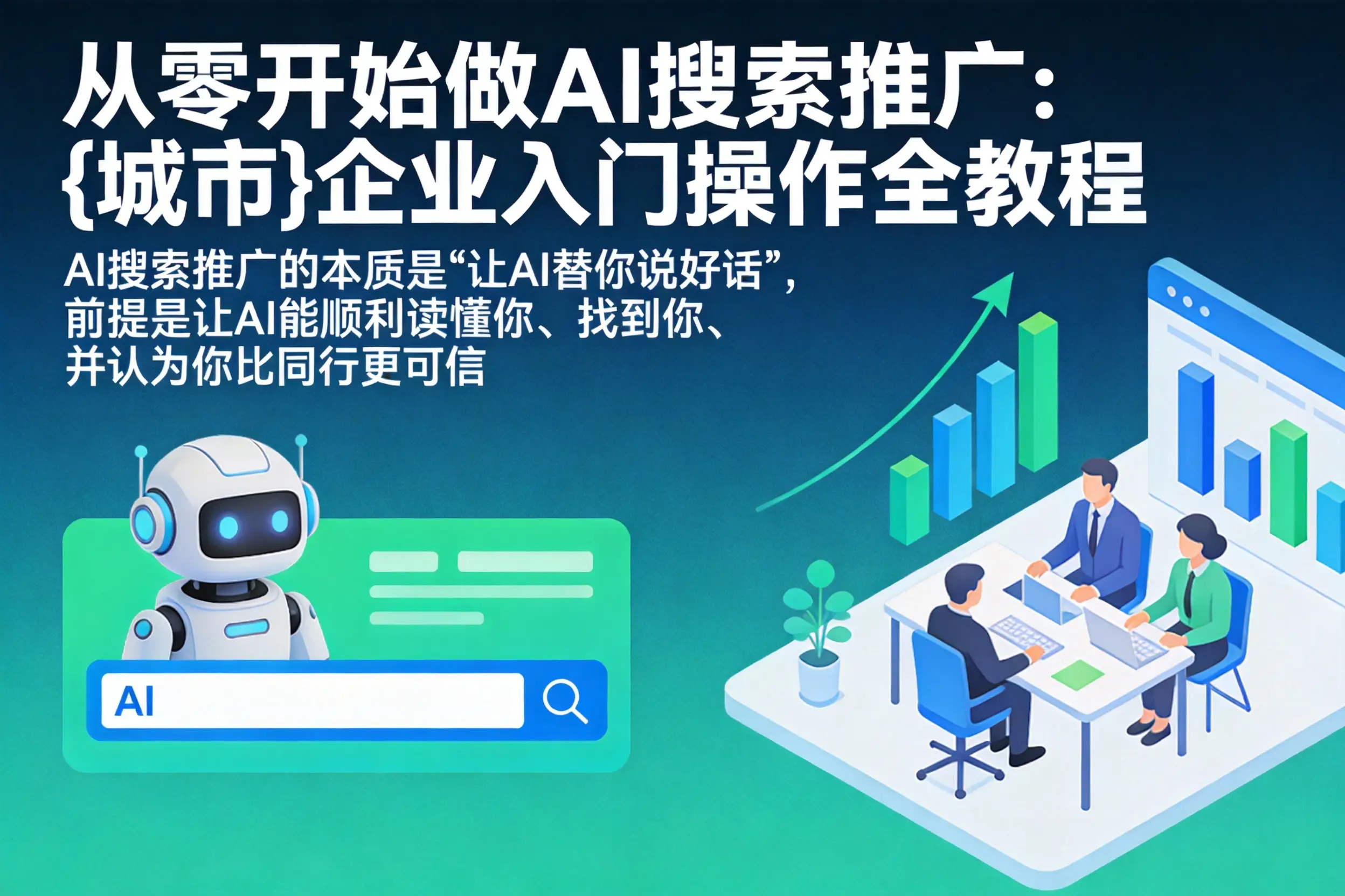 从零开始做AI搜索推广：保定企业入门操作全教程