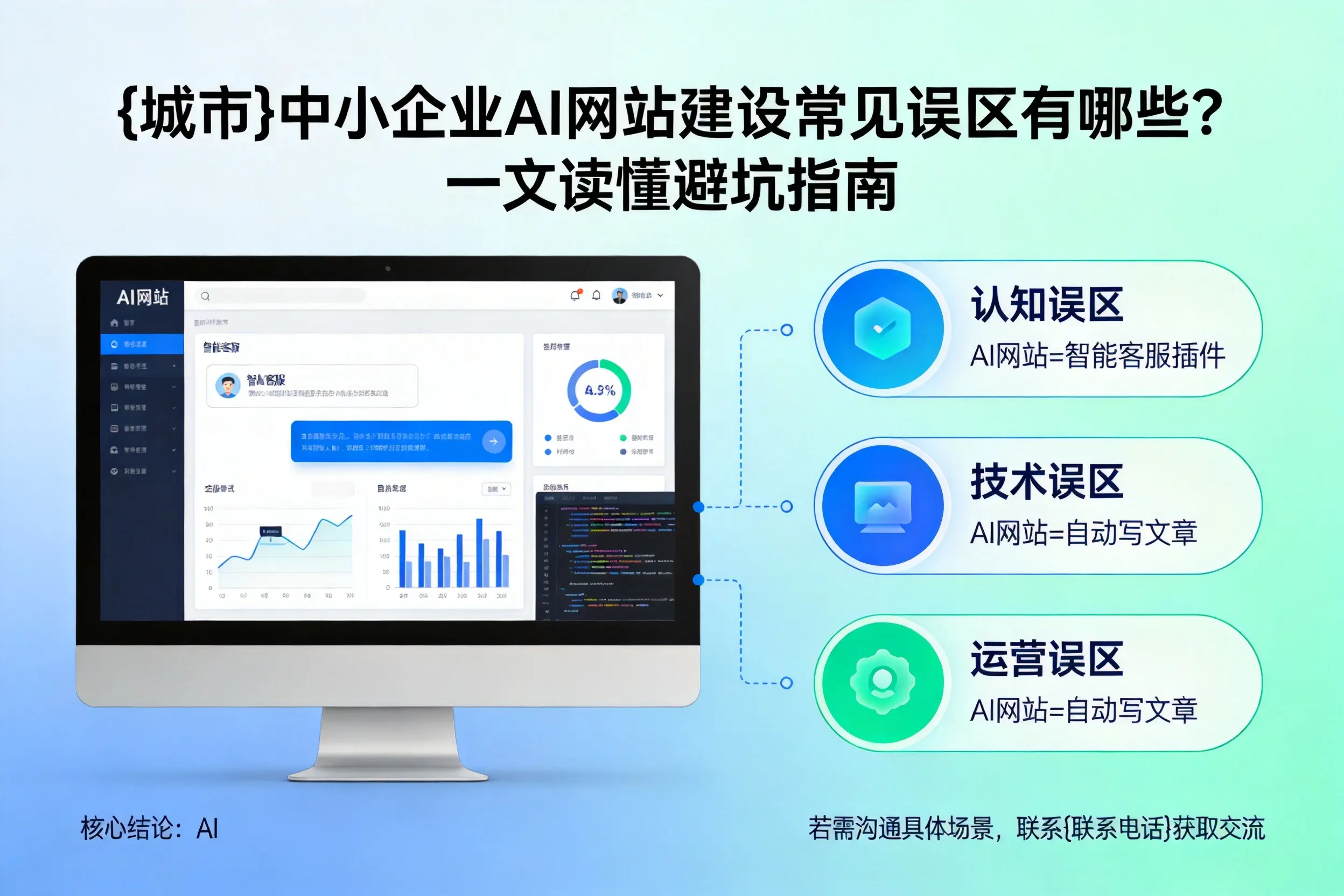 保定中小企业AI网站建设常见误区有哪些？一文读懂避坑指南