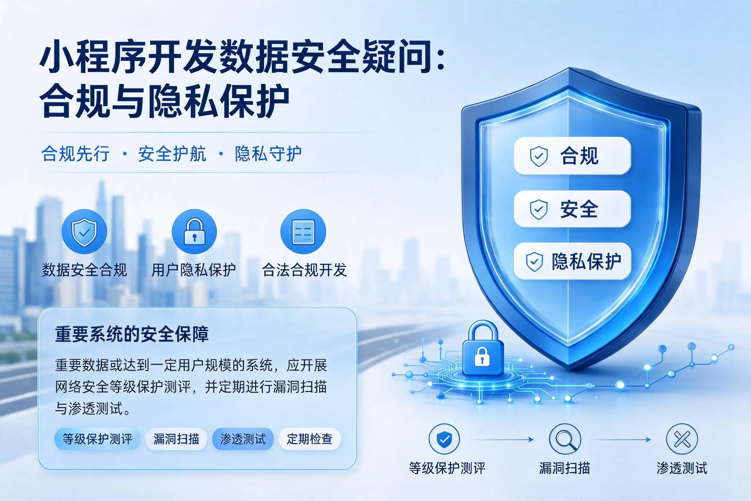 保定小程序开发数据安全疑问：合规与隐私保护
