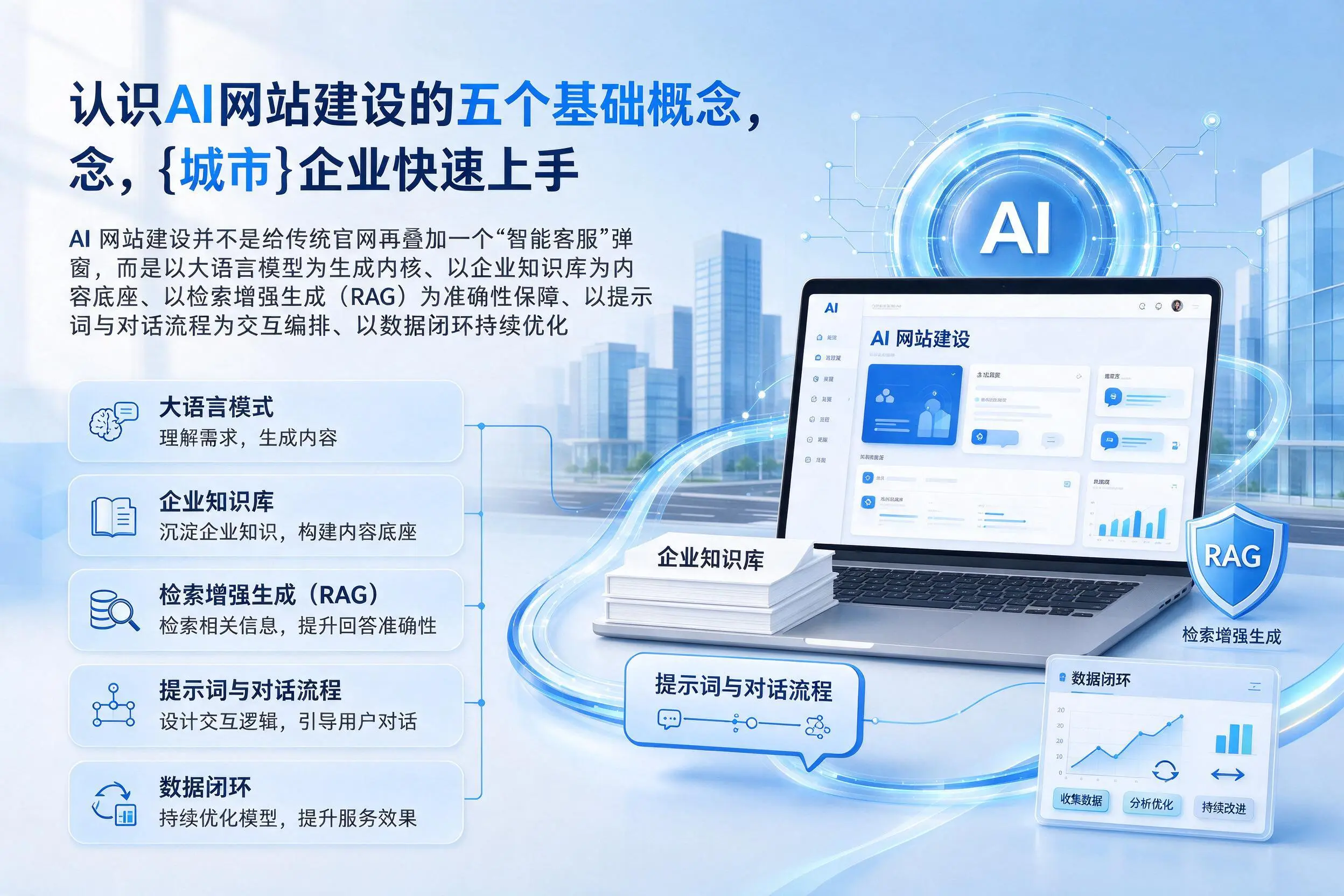 认识AI网站建设的五个基础概念，保定企业快速上手