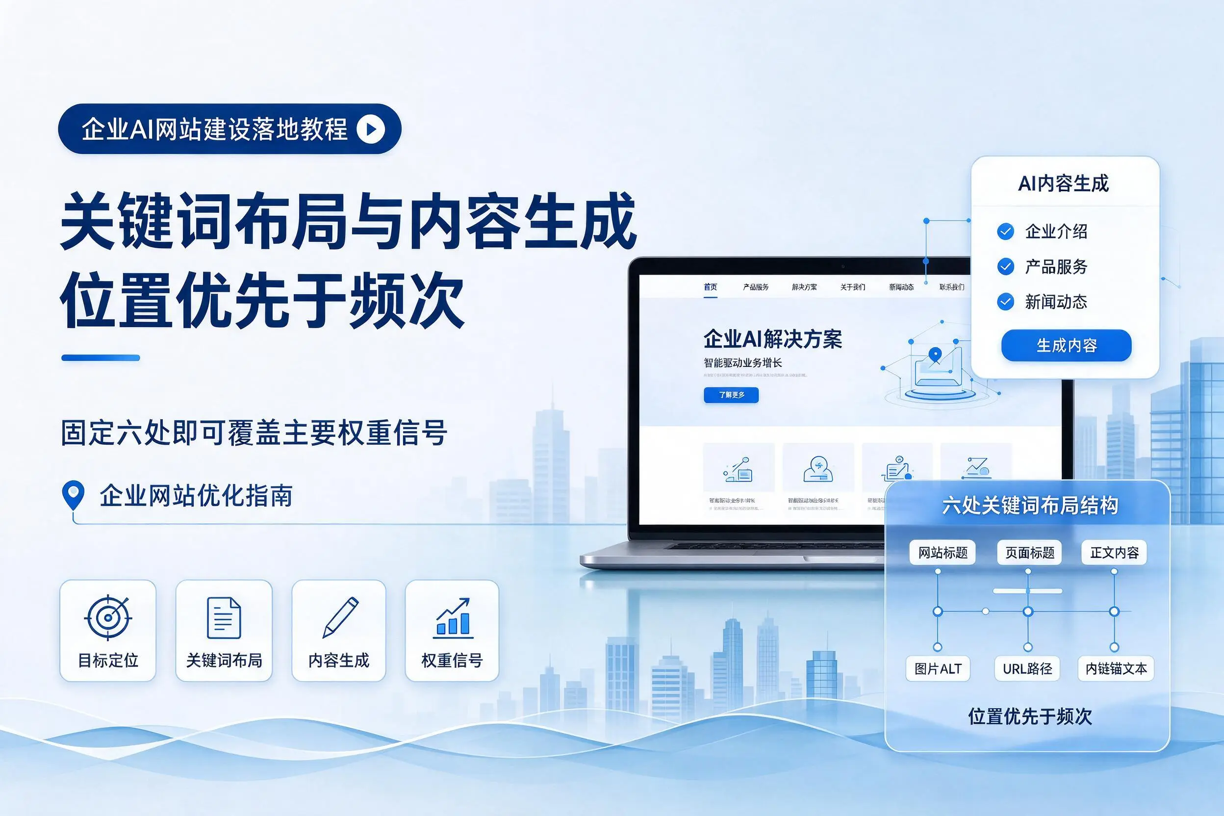 保定企业AI网站建设落地教程：关键词布局与内容生成